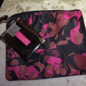 Brand new Henri Bendel floral pouch